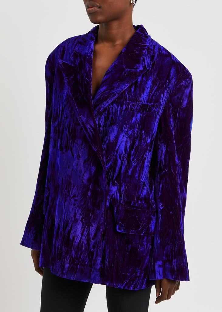 A.W.A.K.E MODE Crushed velvet blazer