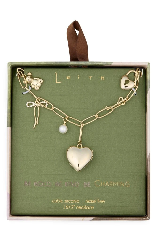 Leith Heart
Bow Charm Necklace