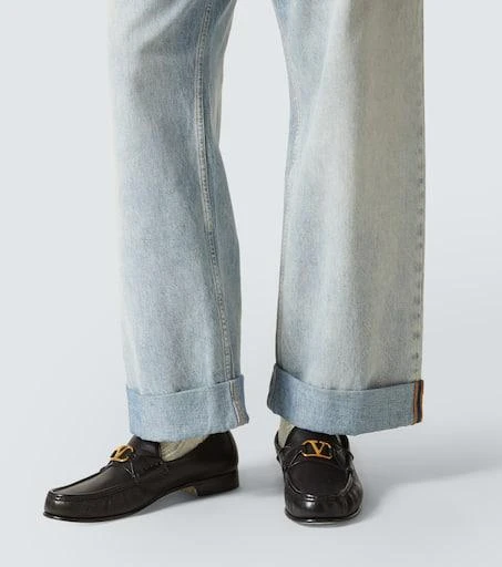Valentino High-rise straight jeans 6
