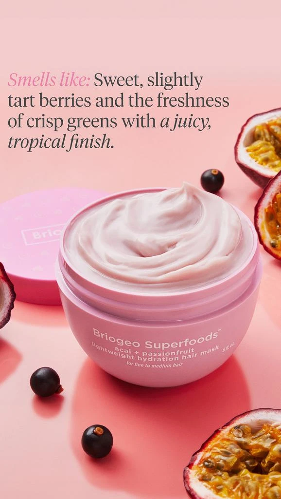 Briogeo Superfoods Acai + Passionfruit Hair Mask 2