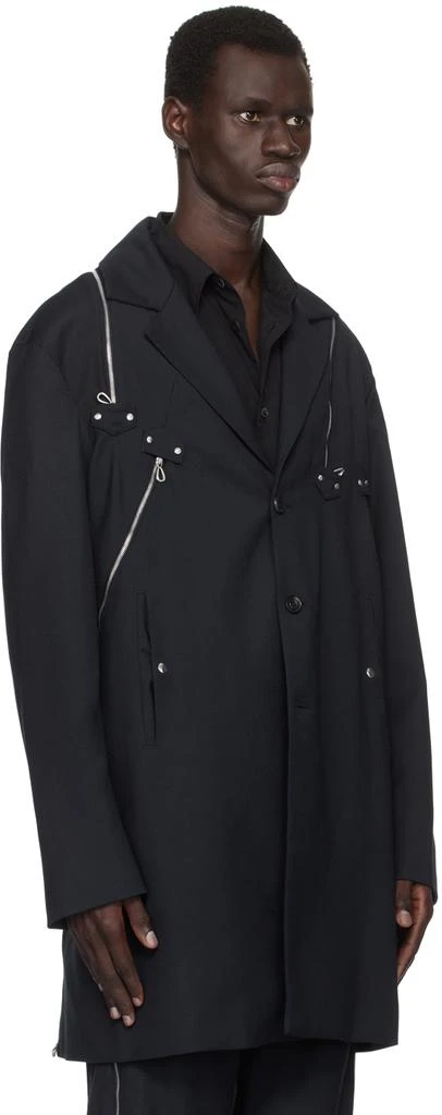 Kiko Kostadinov Navy Knox Multi Zip Blazer 2