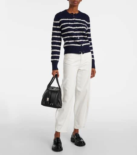 Ralph Lauren Striped wool and cashmere cardigan 2