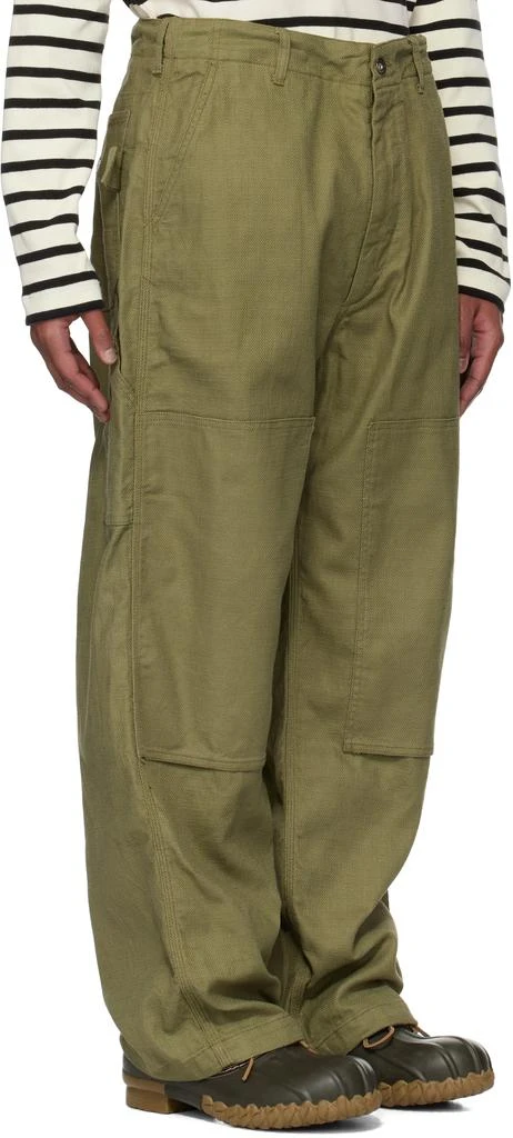 Engineered Garments Khaki Painter Trousers 2