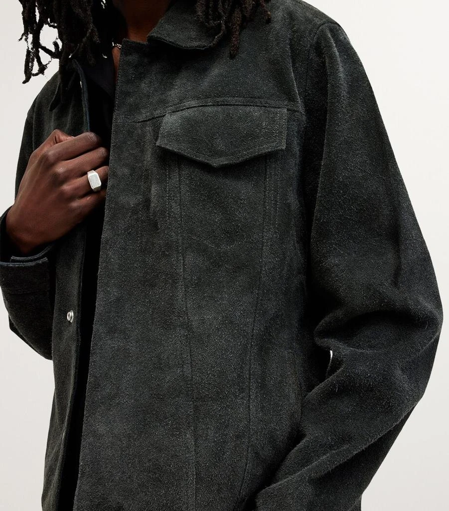 ALL SAINTS Suede Hopper Jacket 7