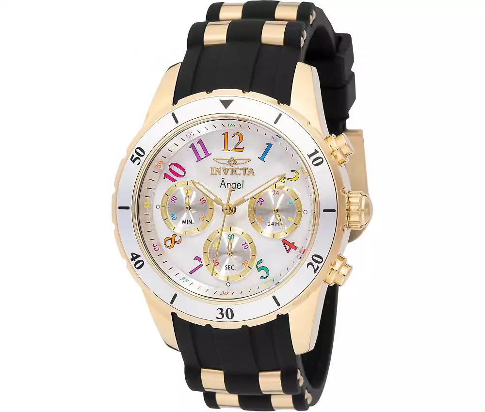Invicta Women's 49803 Angel Quartz VD54 White Dial Watch