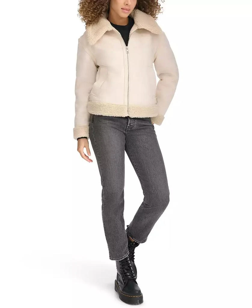 Levi's Women's Faux Shearling Aviator Jacket 7