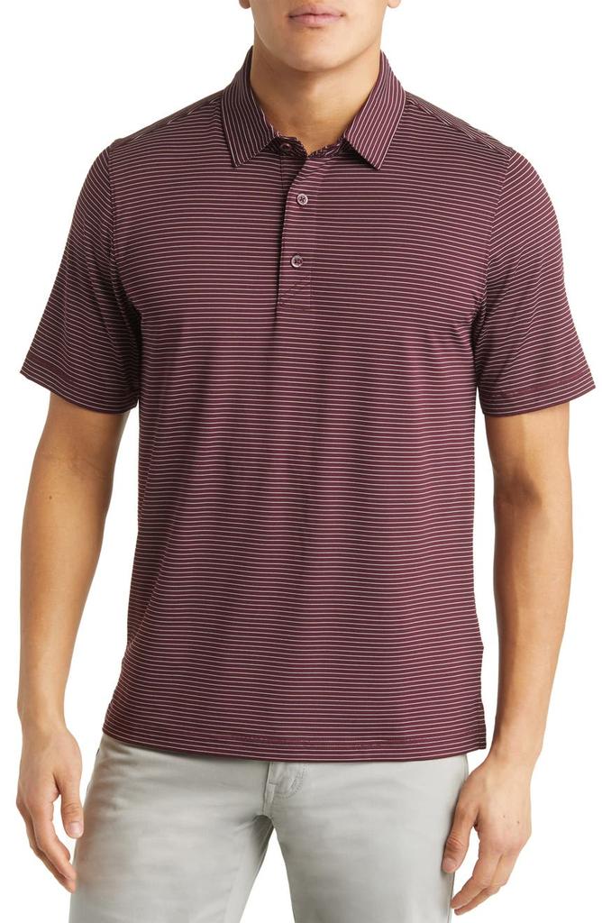 Cutter & Buck Forge DryTec Pencil Stripe Performance Polo