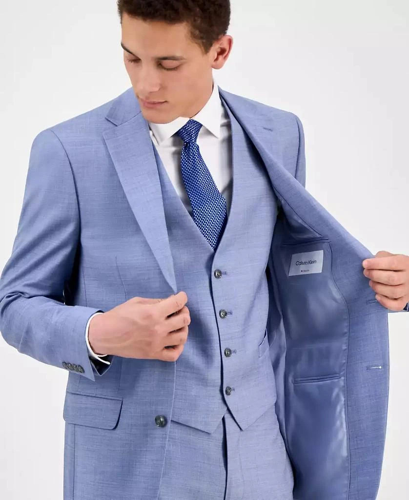 Calvin Klein Men's Slim-Fit Wool-Blend Stretch Suit Jackets 4