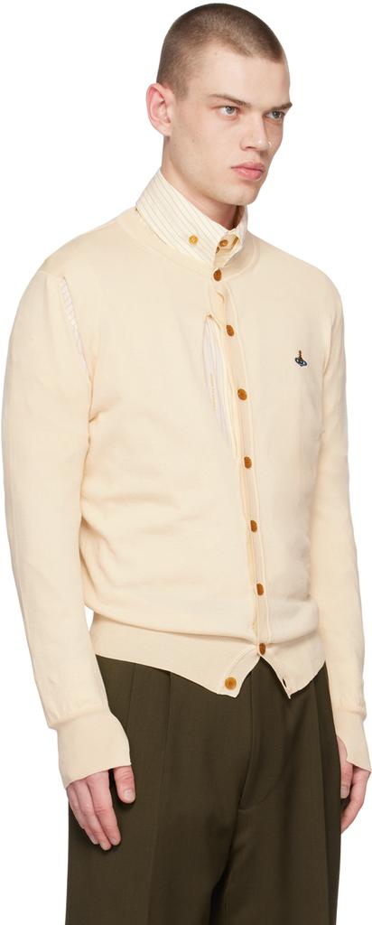 Vivienne Westwood Off-White Ripped Cardigan