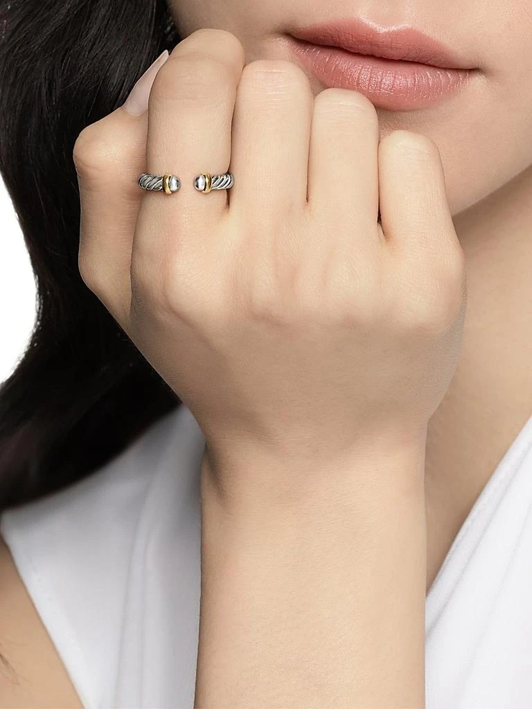 David Yurman Petite Cable Ring in Sterling Silver 2