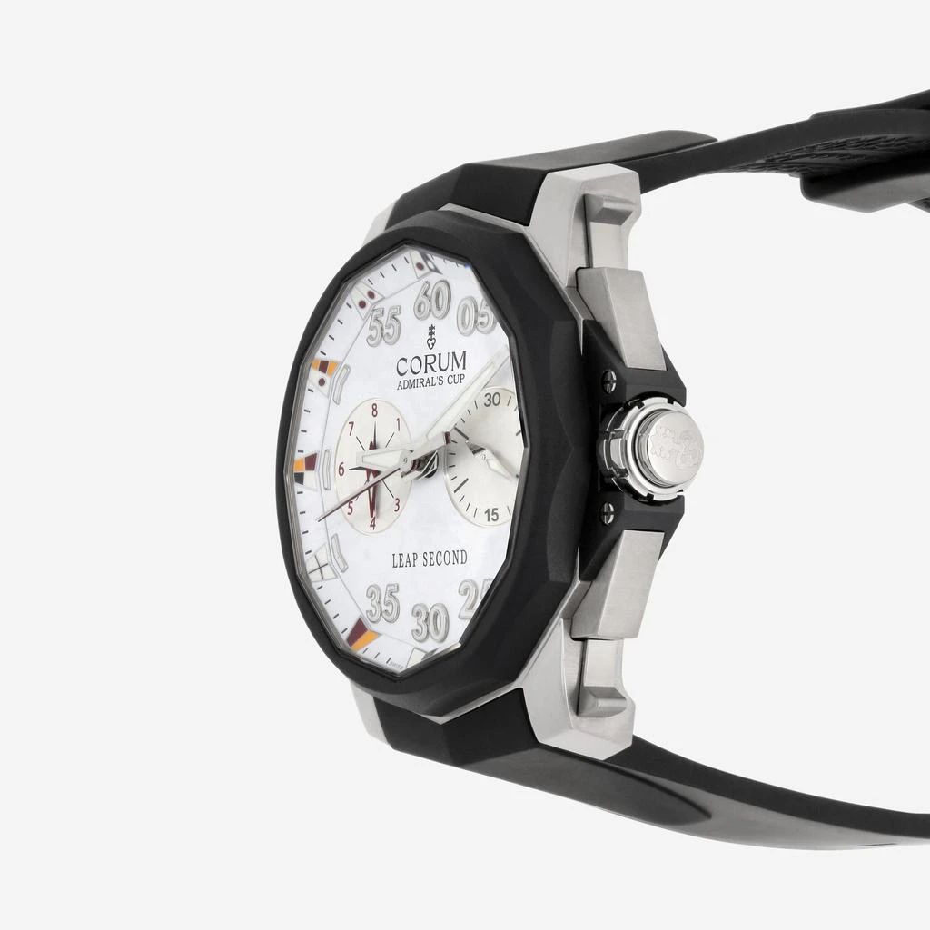 Corum Corum Admiral's Cup 48 Leap Second Foudroyante Titanium Automatic Men's Watch A895/04302 2