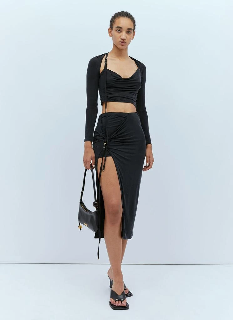 Jacquemus La Jupe Pareo Croissant kirt 2