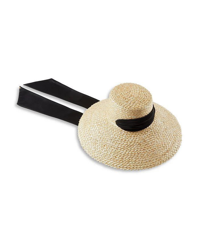 Eugenia Kim hat new no tags: Lettie grosgrain trimmed hemp blend visor Shop Lettie grosgrain-trimmed hemp-blend visor on Sale at  main image 2