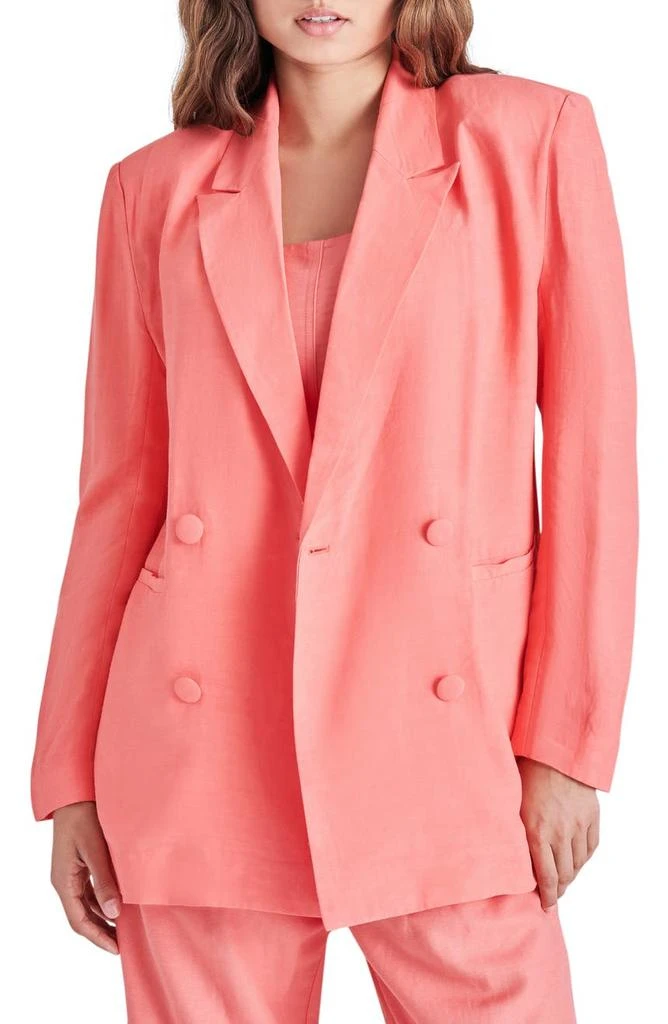 Steve Madden Baldwin Oversize Double Breasted Blazer 1