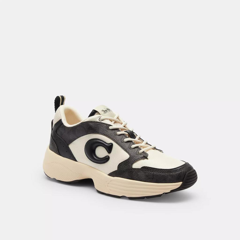 COACH ストライダースニーカー 8B (25cm) Coach Strider Sneaker In Signature Canvas - Casual Shoes