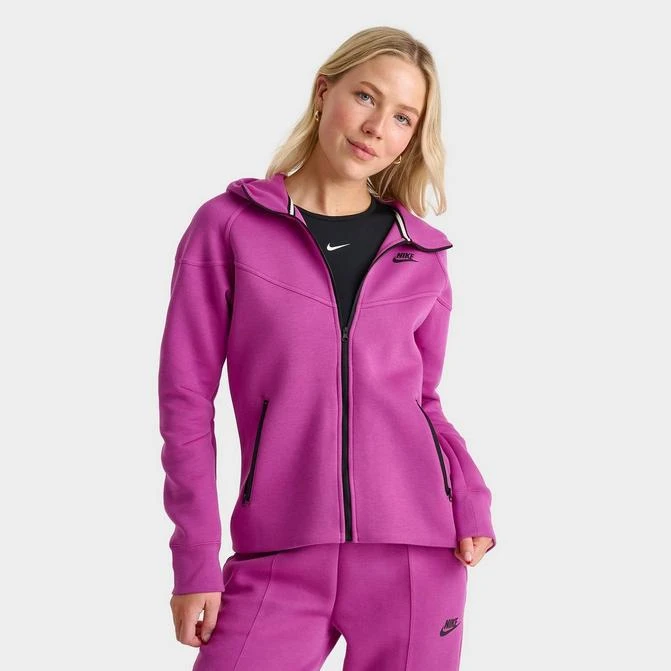 NIKE Women's Nike Sportswear Tech Fleece Windrunner Full-Zip Hoodie 1