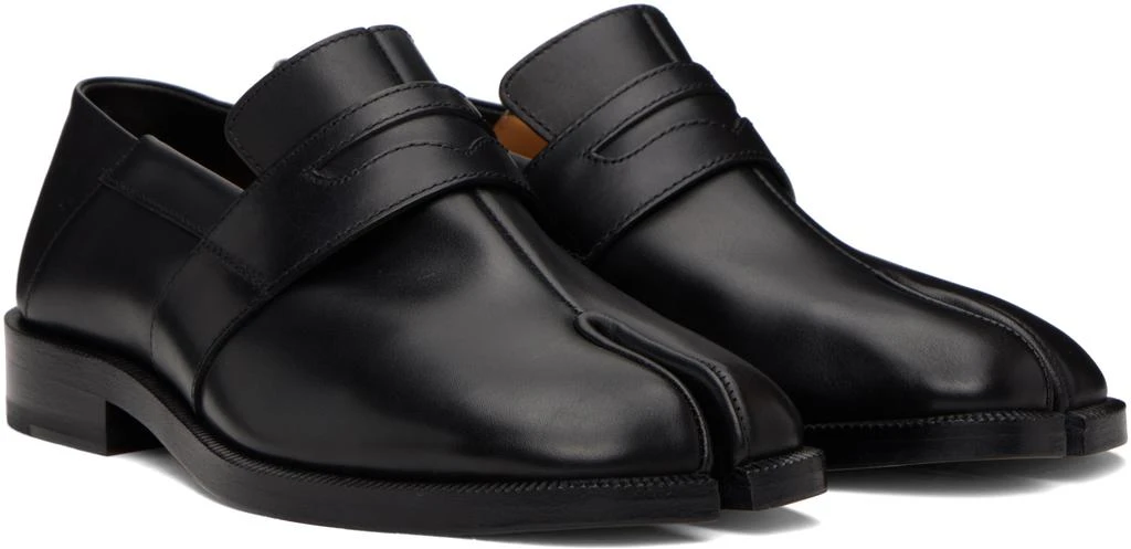 MAISON MARGIELA Black Tabi Loafers 4