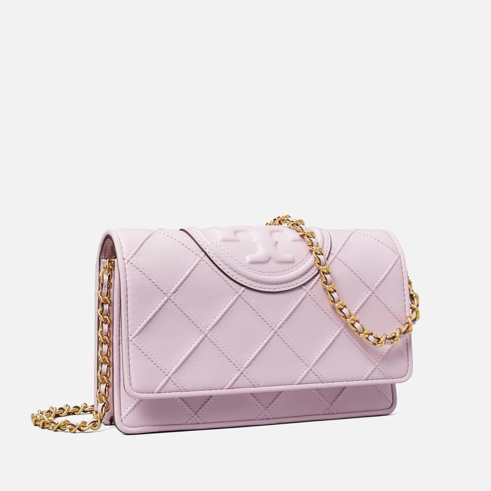 Tory Burch Tory Burch Fleming Soft Leather Chain Wallet