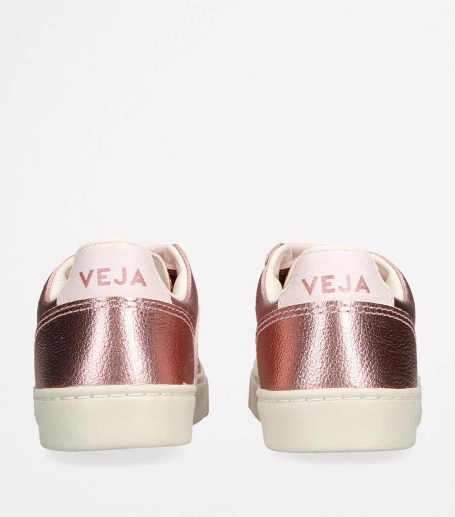 Veja Metallic Leather V-12 Sneakers 2