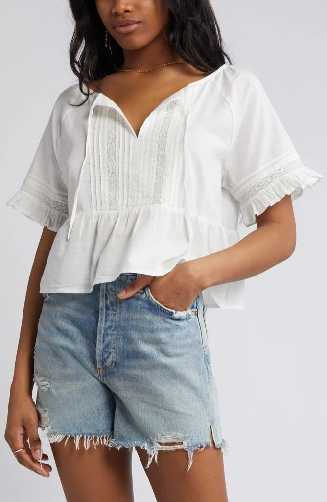 BP. Lace Trim Cotton Top 8