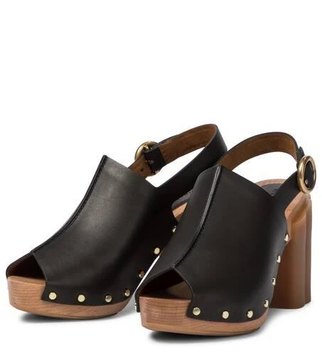 Stella McCartney Daisy faux leather platform sandals 5