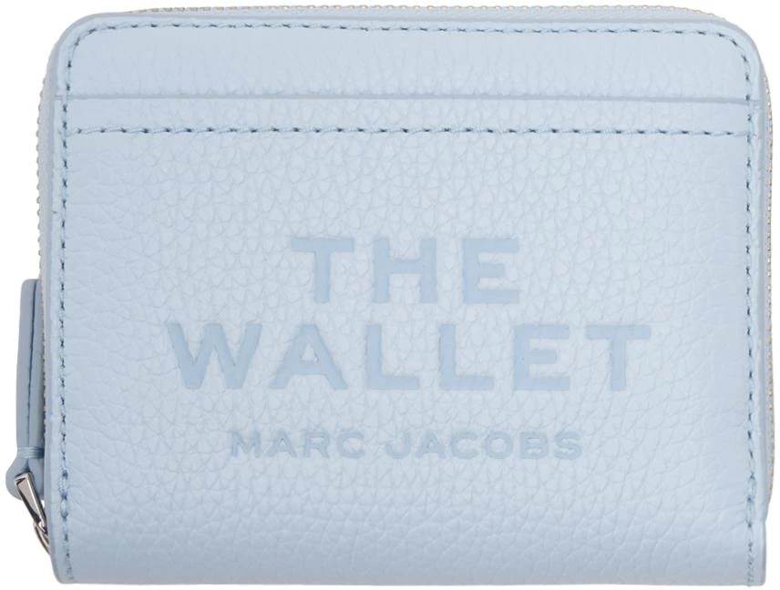 Marc Jacobs Blue 'The Leather Mini Compact' Wallet 1