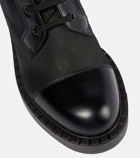 Prada Re-Nylon and leather knee-high boots 6