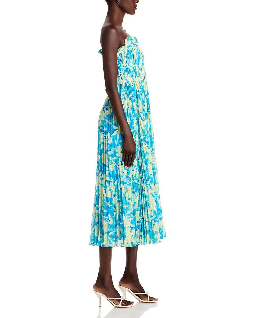 AMUR Scottie Floral Strapless Midi Dress 5