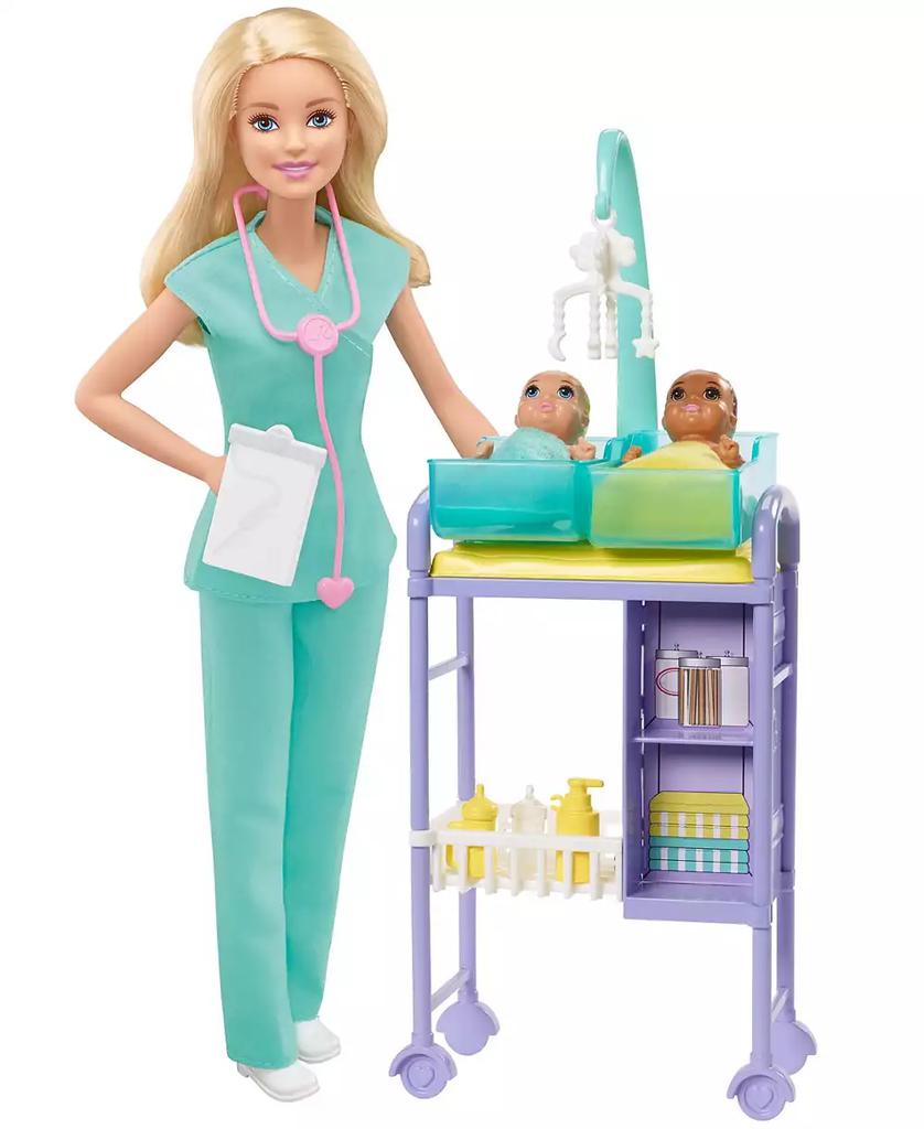 Barbie You Can Be Anything Baby Doctor Blonde Doll and Playset