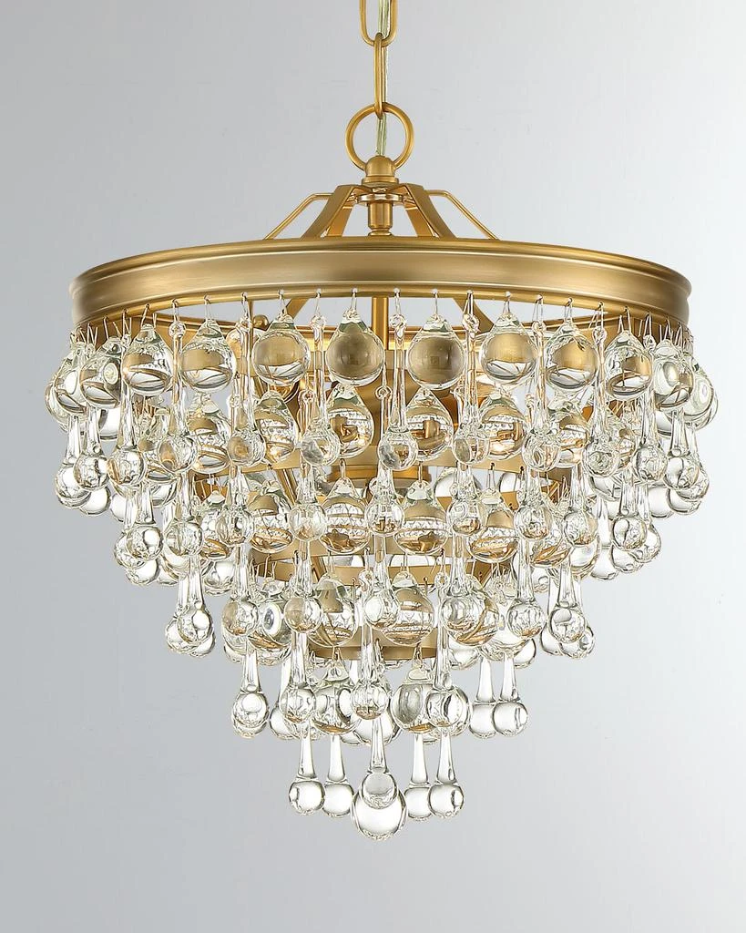 Crystorama Calypso 3-Light Crystal Mini Chandelier 1