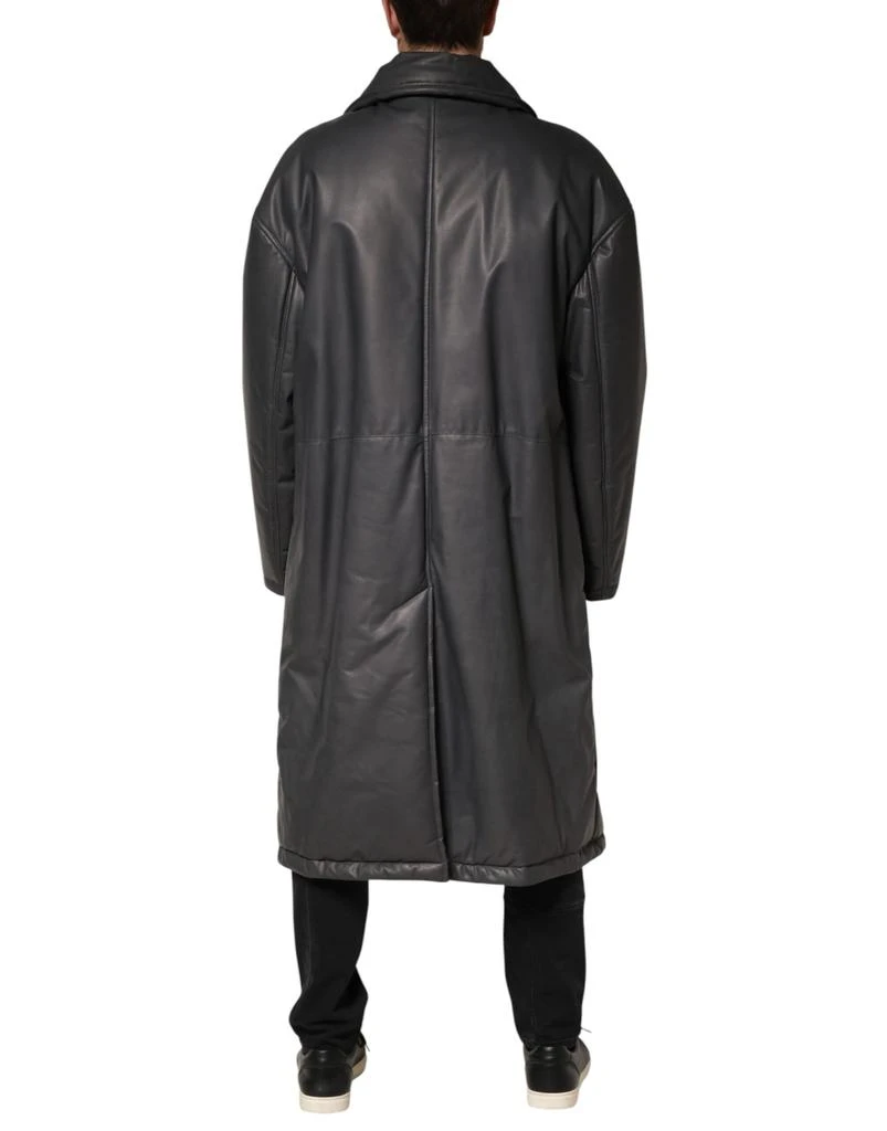 Dolce 
Gabbana Leather Colla Trench Coat Men
s Jacket (Pre-Owned) 4