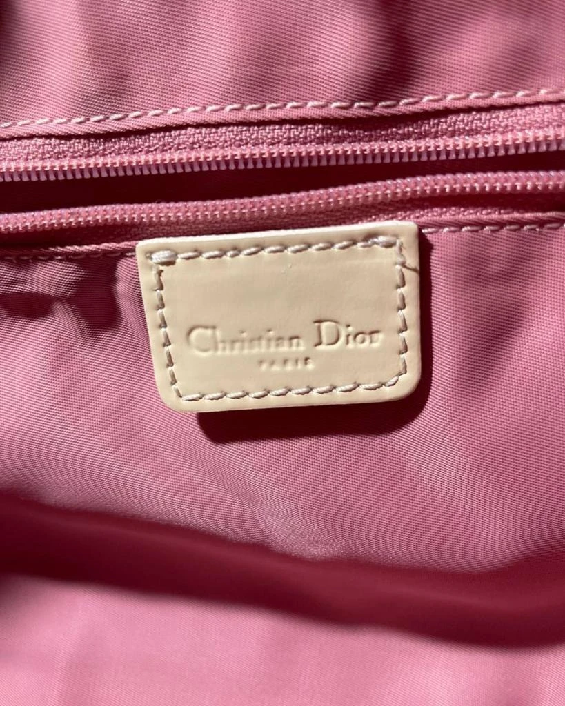 Dior Dior Trotter Canvas x Patent Leather Handbag Pink Boston bag 6