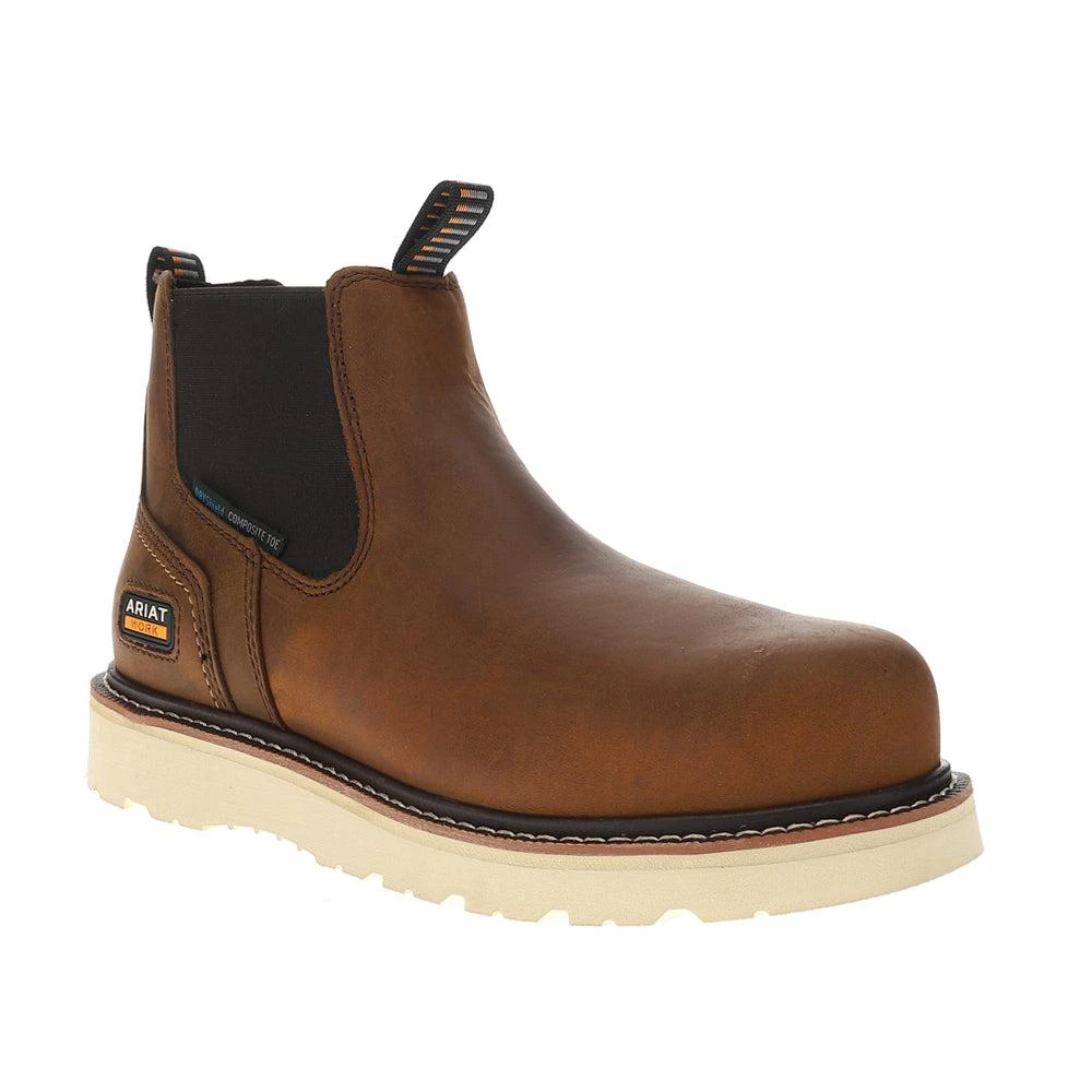 Ariat Rebar Wedge Chelsea 6 inch Waterproof Composite Toe Work Boots 2