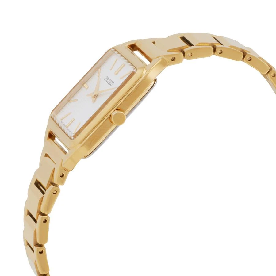 Seiko Essentials Quartz Gold Dial Ladies Watch SWR078 2