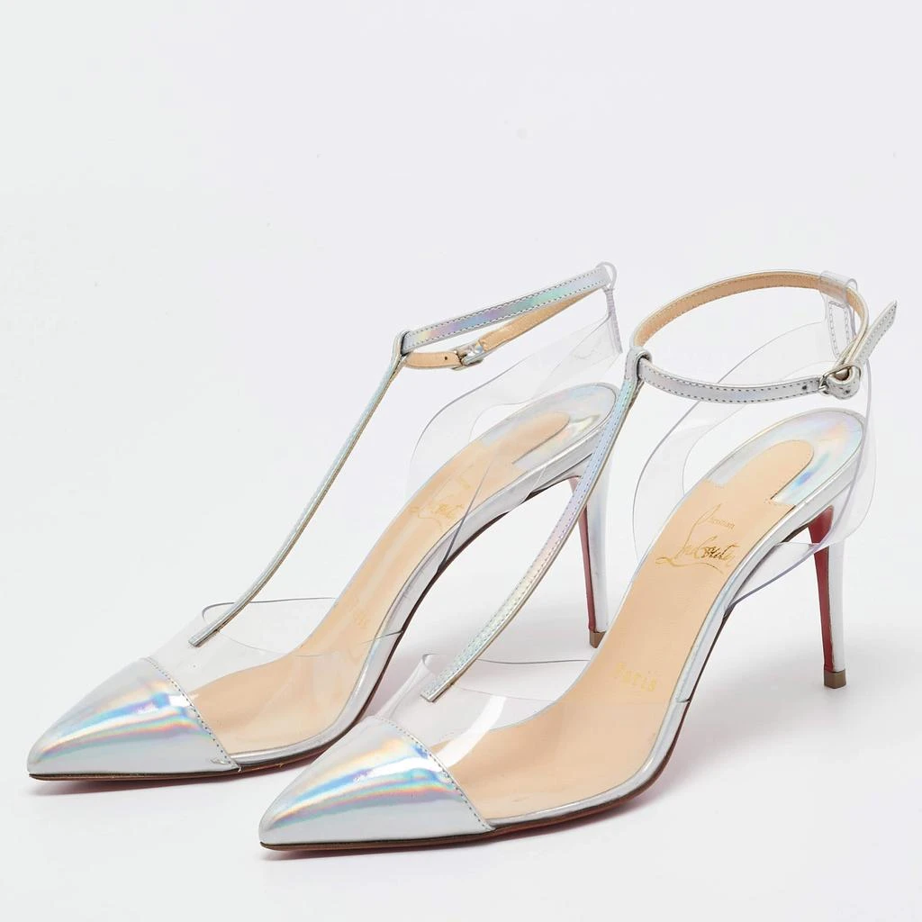 Christian Louboutin Christian Louboutin Transparent Nosy Ankle Strap Pumps Size 36.5 2