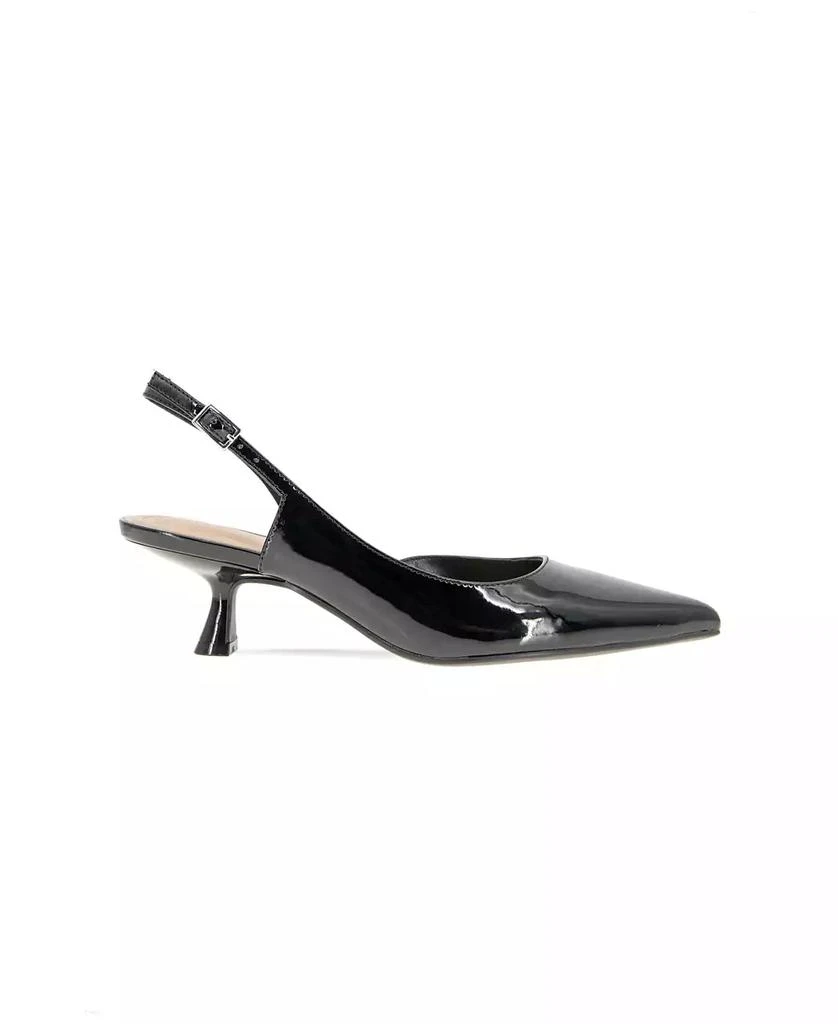 BCBG Women's Kittie Kitten Heel Sling Back Pumps 9