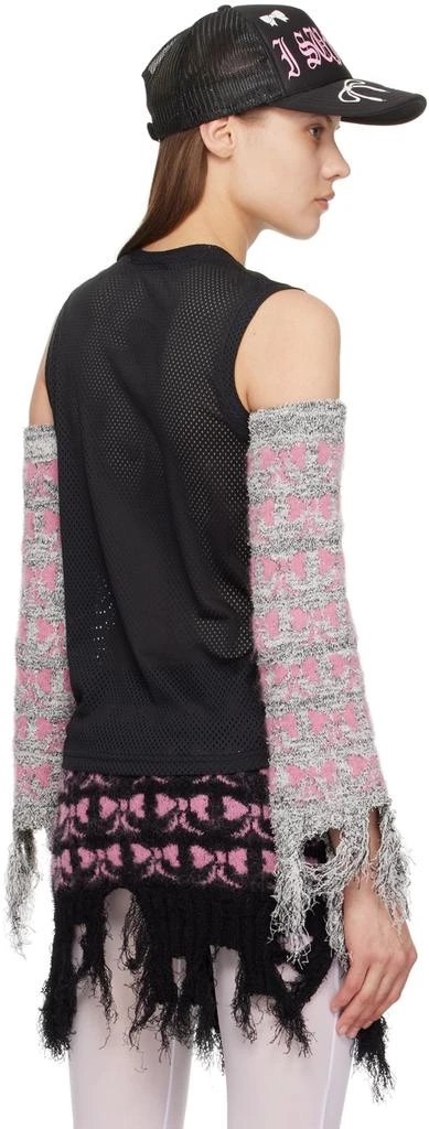 Ashley Williams Black 3D Bow Tank Top 3