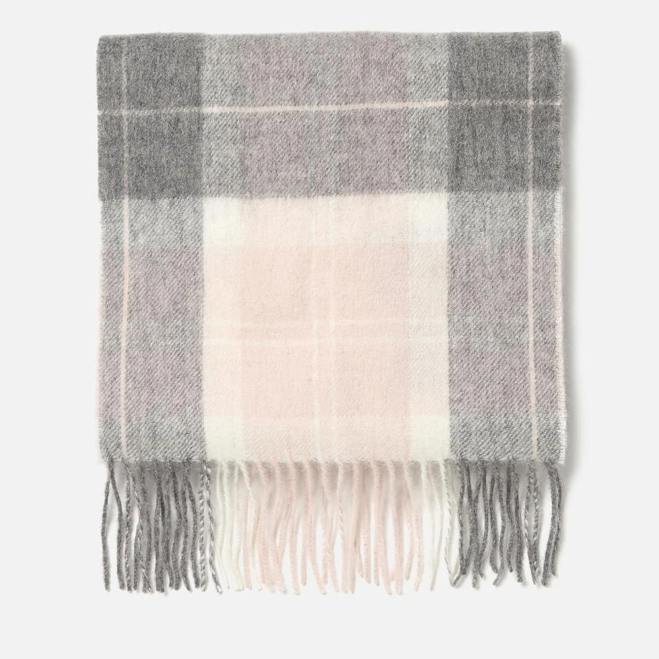 Barbour Barbour Women's Tartan Scarf - Pink/Grey Tartan 2