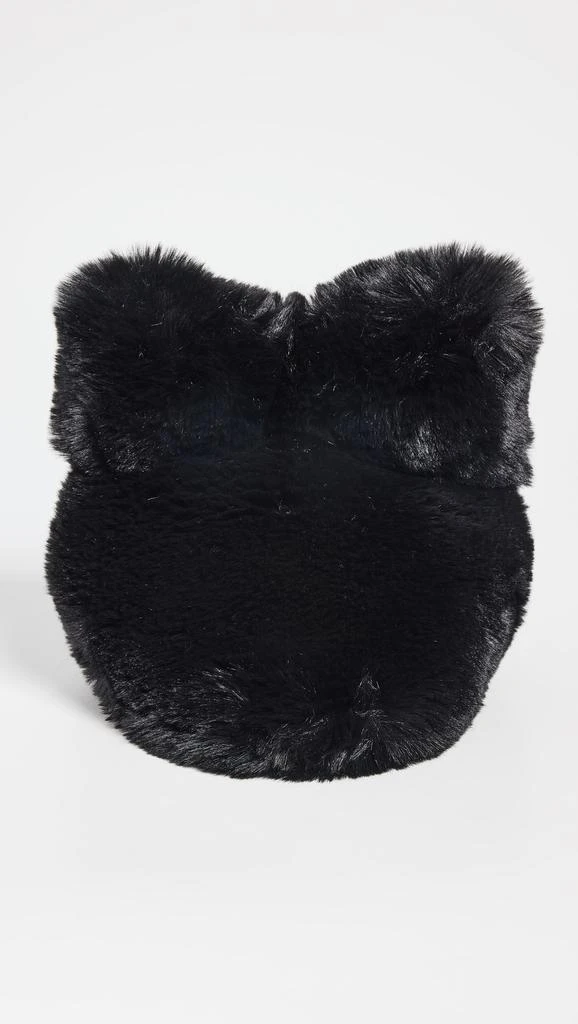 Acne Studios Fluffy Faux Fur Bow Hat 4