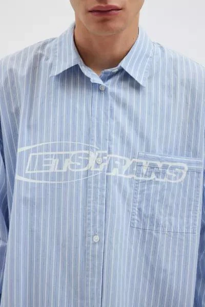 iets frans iets frans… Clean Stripe Long Sleeve Button-Down Shirt 5