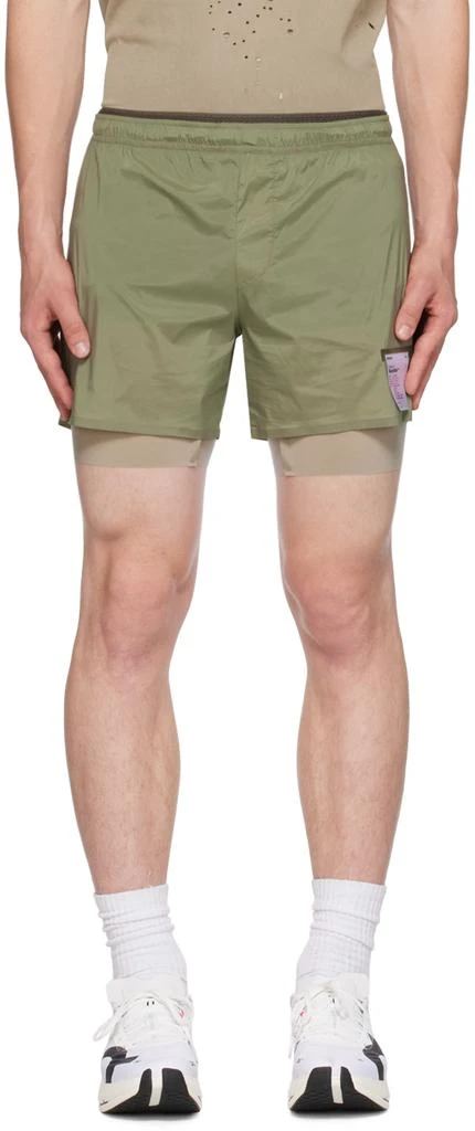 Satisfy Khaki TechSilk 8" Shorts 1