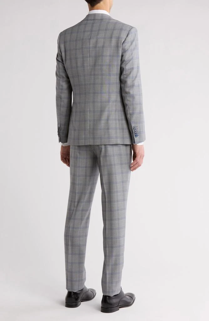 English Laundry Plaid Grey Wool Blend Suit 2