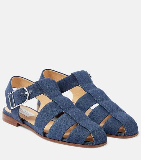 Gabriela Hearst Lynn denim sandals 1