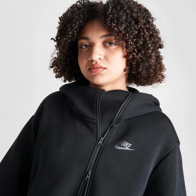 NIKE Women's Nike Sportswear Tech Fleece Oversized Cape Full-Zip Hoodie 5