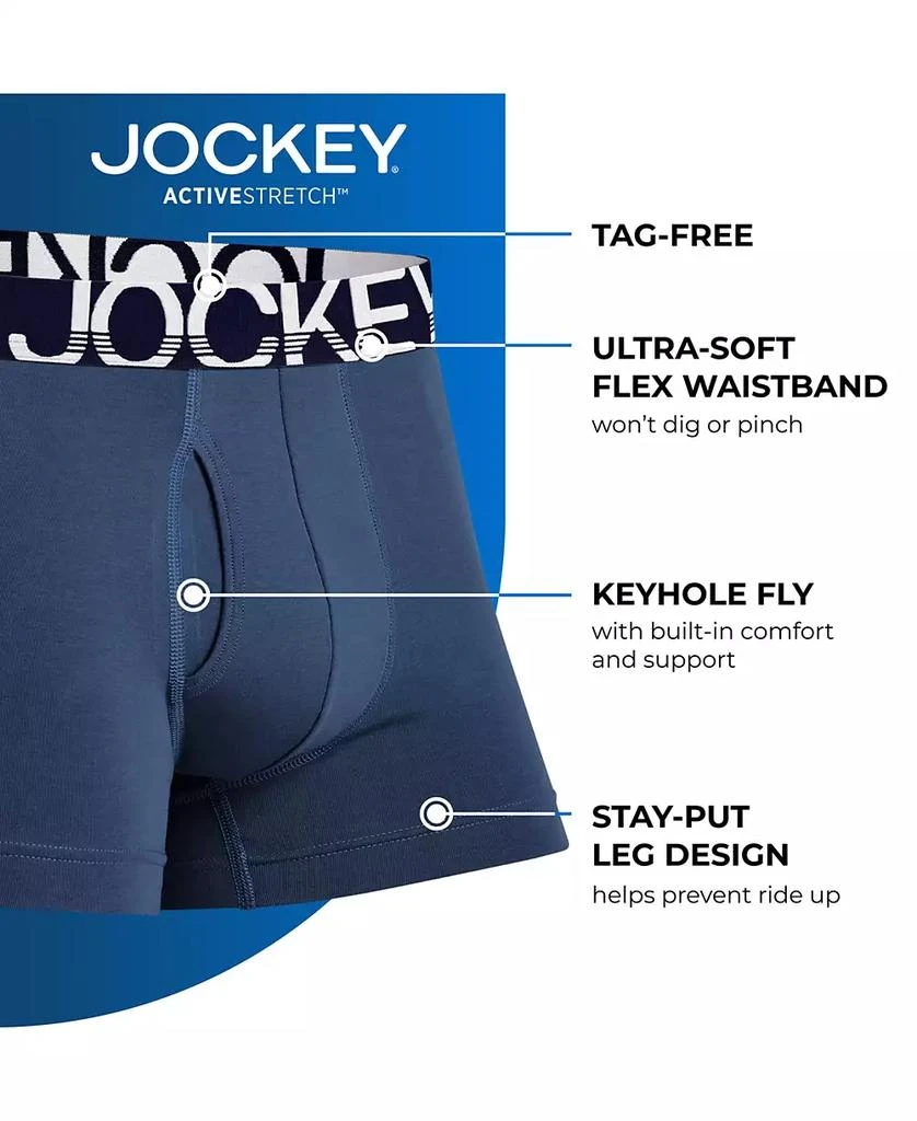 Jockey ActiveStretch™ 4" Boxer Brief - 3 Pack 4