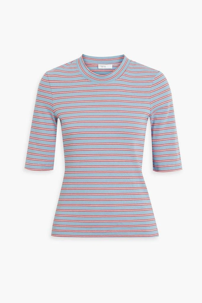 ROSETTA GETTY Striped cotton-jersey T-shirt 1