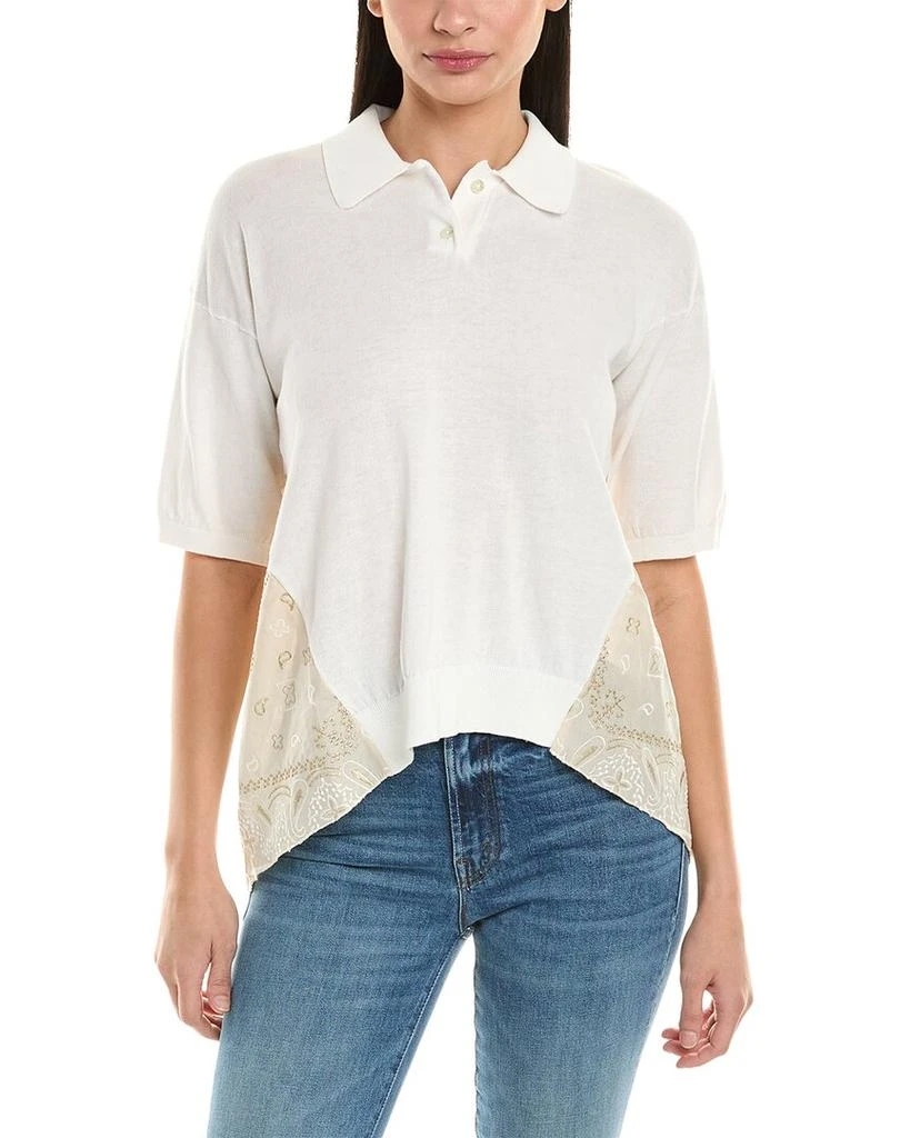 Alpha Studio ALPHA STUDIO Embroidered Top 1