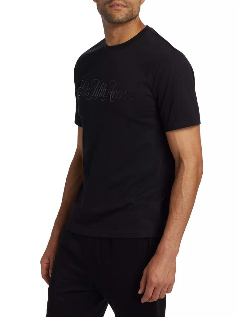 Saks Fifth Avenue COLLECTION Logo Crewneck T-Shirt 4
