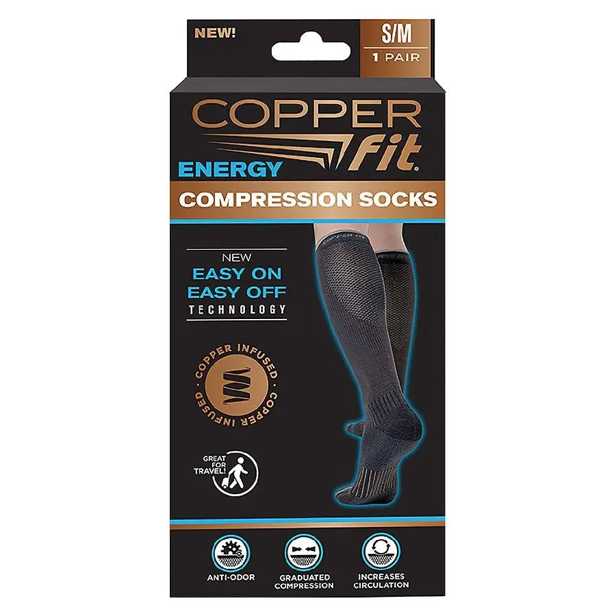 Copper Fit Energy Compression Socks S/M