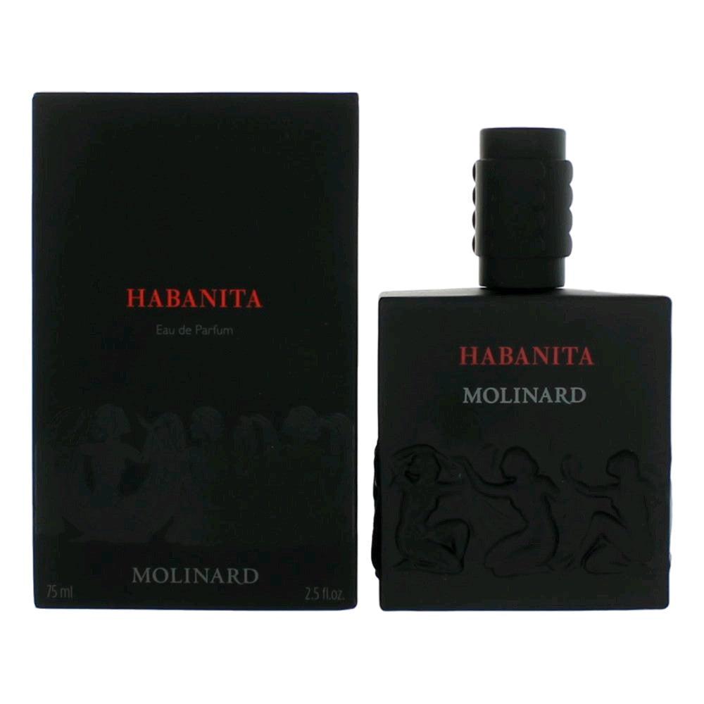 MOLINARD 2pcs Habanita by , 2.5 oz Eau De Parfum Spray for Women